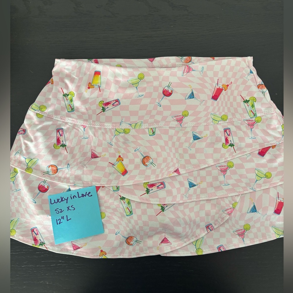 Lucky in love golf skirt